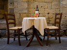 Two empty chairs at a cafe. iStockphoto.com Two empty chairs at a cafe. iStockphoto.com