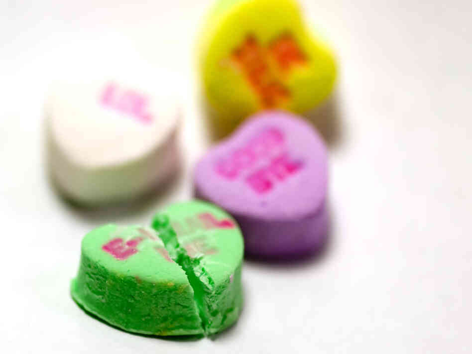 Broken heart candy.