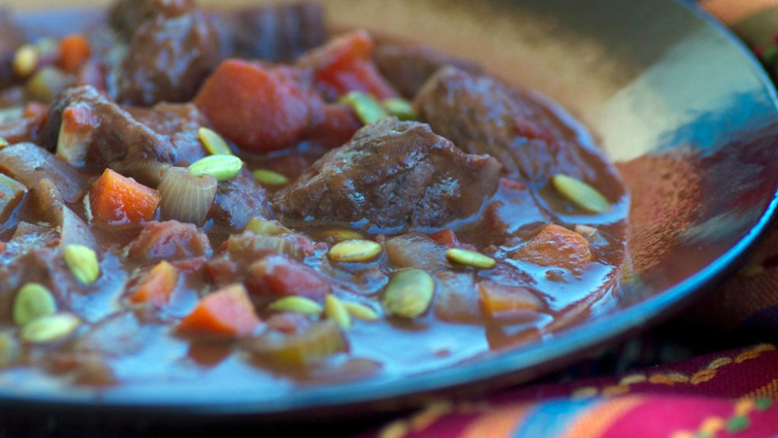 Chocolate And Port Beef Stew