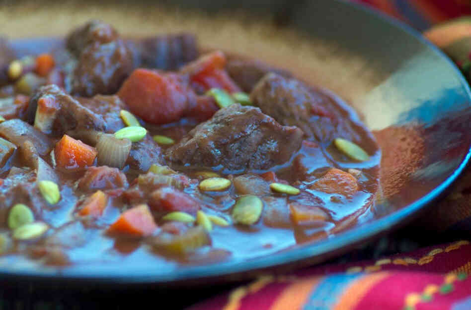 Chocolate And Port Beef Stew