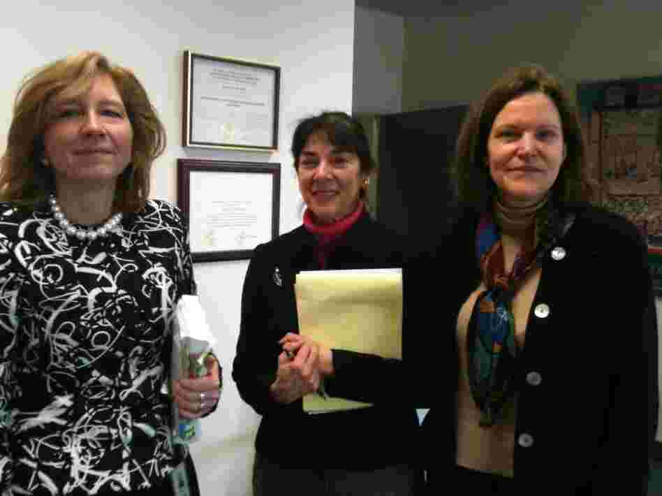 The Bank Regulators' book club: Kymberly Copa, Ruth Amberg and Roberta McInerney. The Bank Regulators' book club: Kymberly Copa, Ruth Amberg and Roberta McInerney.