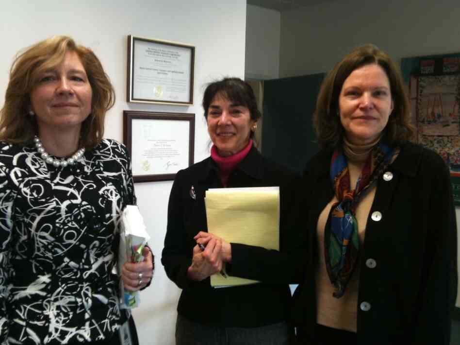 The Bank Regulators' book club: Kymberly Copa, Ruth Amberg and Roberta McInerney. The Bank Regulators' book club: Kymberly Copa, Ruth Amberg and Roberta McInerney.