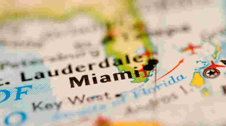 Map of South Florida.