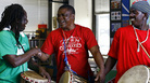 Sierra Leone's Refugee All Stars perform a Tiny Desk Concert at the NPR Music offices on Sept. 10, 2010. Sierra Leone's Refugee All Stars perform a Tiny Desk Concert at the NPR Music offices on Sept. 10, 2010.
