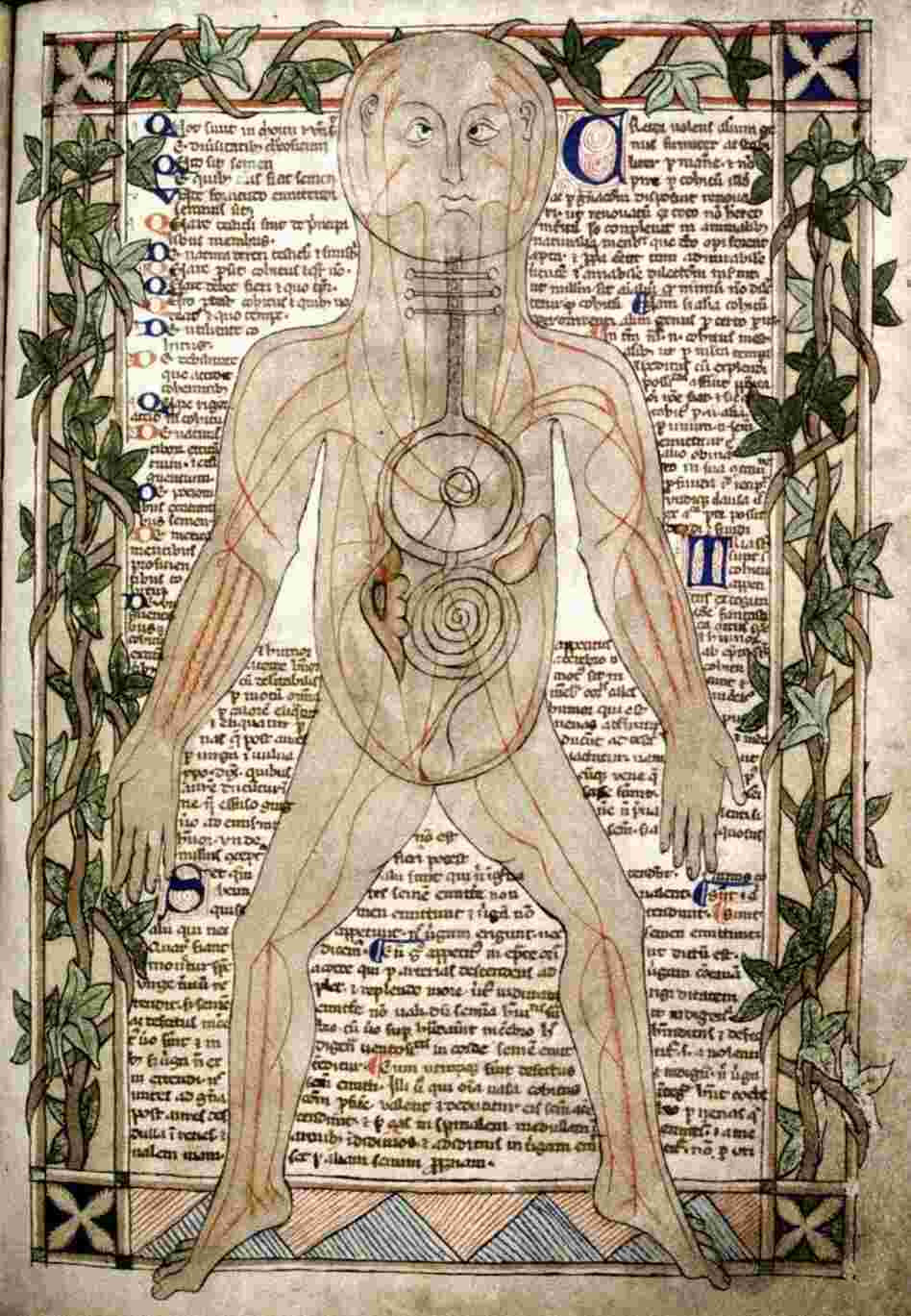 English manuscript c. 1292 (MS. Ashmole 399 fol. 023v-024r) English manuscript c. 1292 (MS. Ashmole 399 fol. 023v-024r)