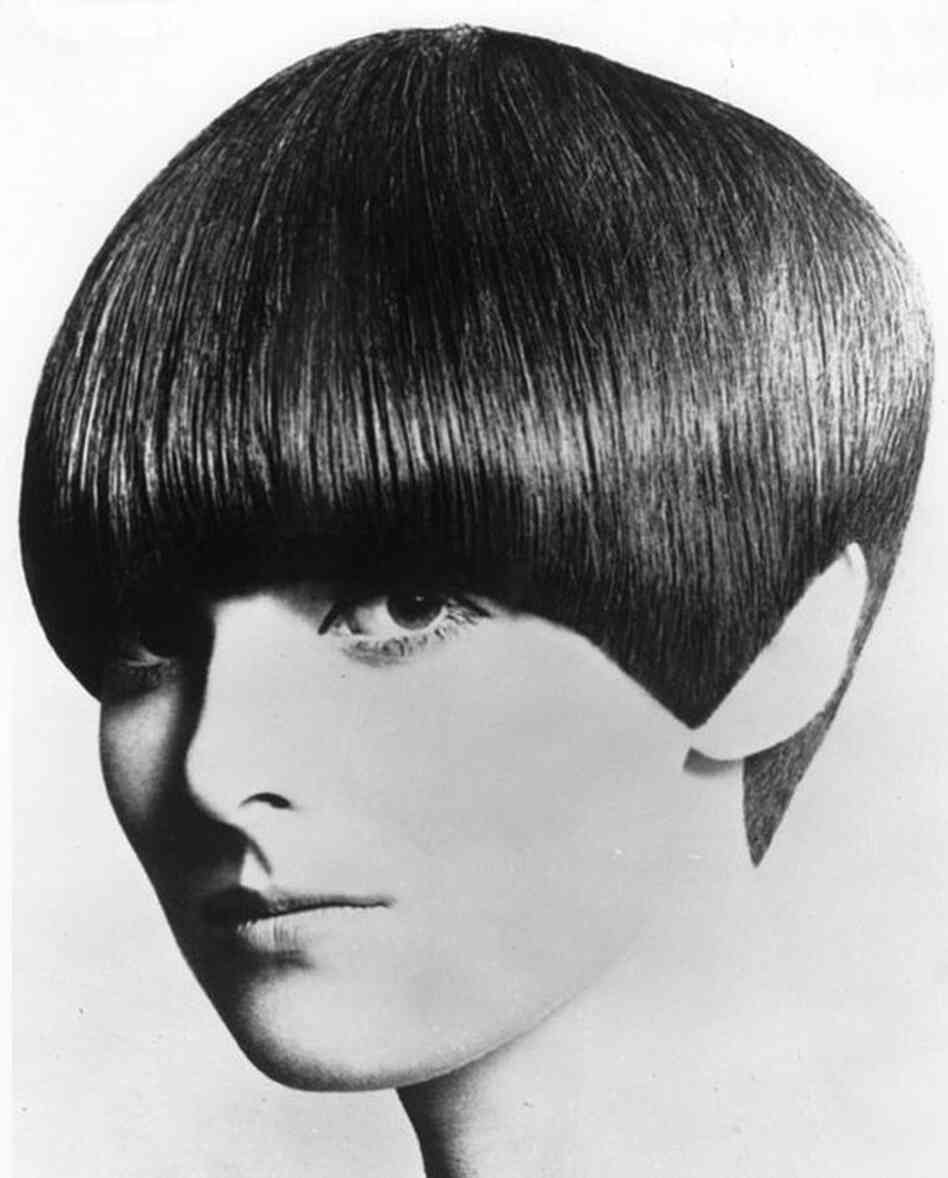 Grace Coddington models the bob. 