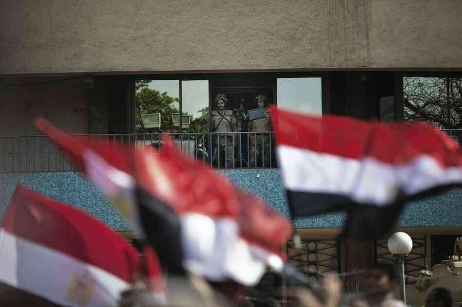 In an address to the nation Thursday, Mubarak announced his plan to stay until the September elections, with the backing of Egypt's military. Anti-government protests escalated. 
