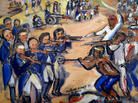 This portrait depicts the Louisiana slave revolt in 1811 led by Charles Deslondes. This portrait depicts the Louisiana slave revolt in 1811 led by Charles Deslondes.