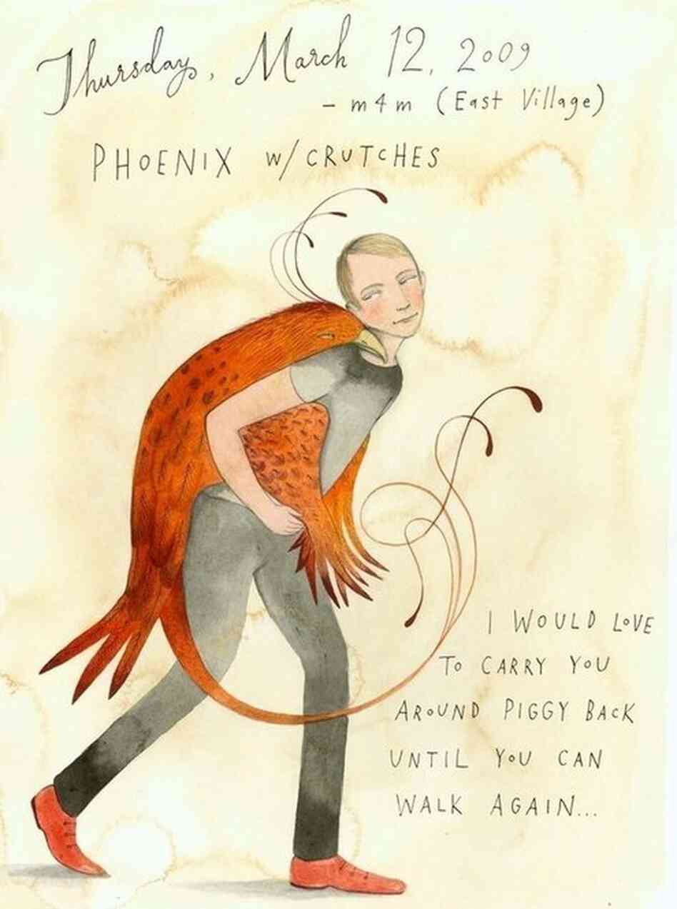 Sophie Blackall's "Missed Connections" drawings will be collected into a forthcoming book, and can be found online at missedconnectionsny.blogspot.com