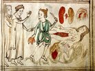 Late 13th century, English (MS. Ashmole 399 fol. 034r) Late 13th century, English (MS. Ashmole 399 fol. 034r)
