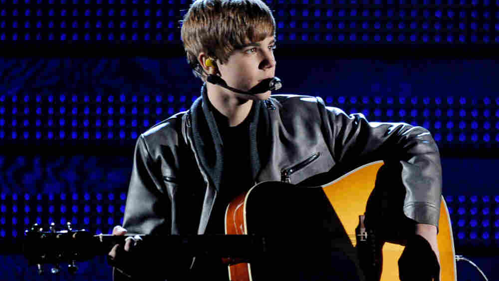 Singer Justin Bieber performs onstage during the 53rd Annual Grammy Awards on Sunday night. Singer Justin Bieber performs onstage during the 53rd Annual Grammy Awards on Sunday night.