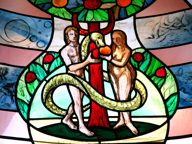 Knust writes that "the story of the garden of Eden is the second of two creation stories, the first of which offers quite a different picture of male-female creation, one in which God creates humankind all at once."