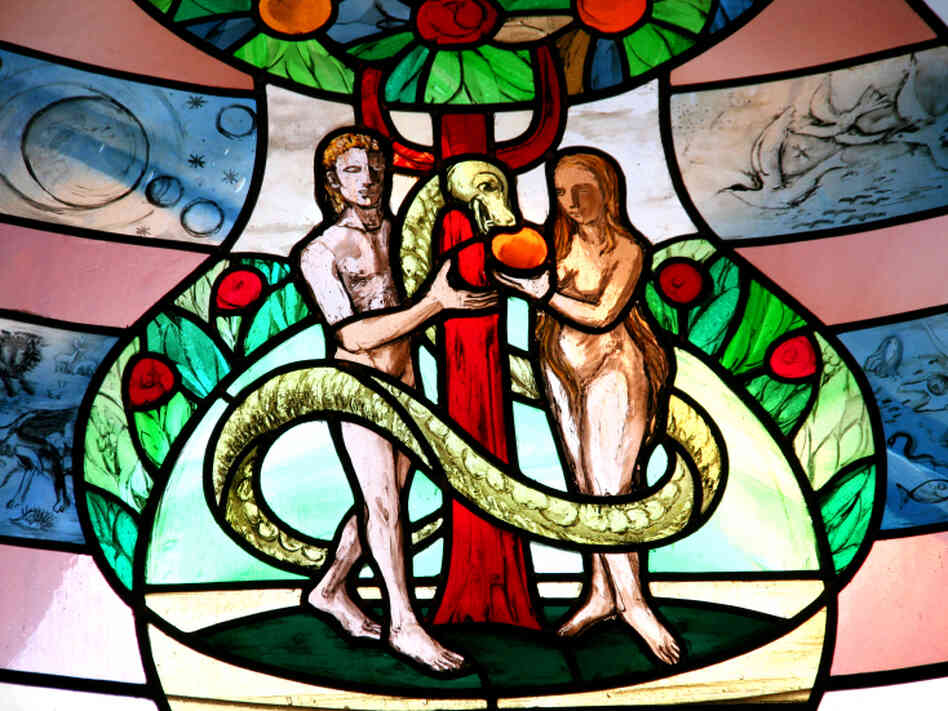 Knust writes that "the story of the garden of Eden is the second of two creation stories, the first of which offers quite a different picture of male-female creation, one in which God creates humankind all at once."