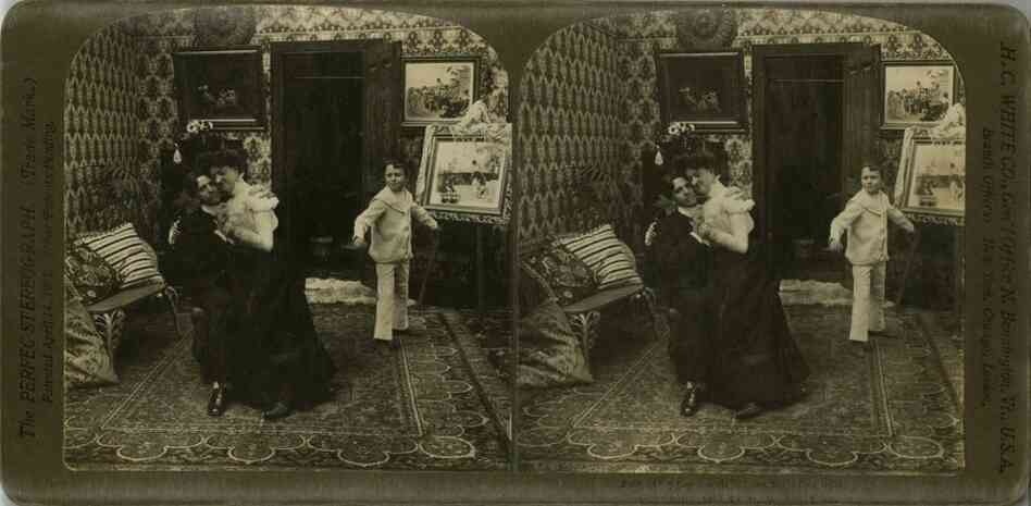 Vintage stereo card