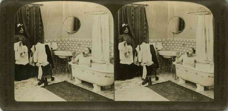 Victorian stereo card