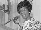 Shirley Chisholm, Democratic Congresswoman seeking the nomination for president, makes a point during a speech in San Francisco on Tuesday, May 16, 1972. Shirley Chisholm, Democratic Congresswoman seeking the nomination for president, makes a point during a speech in San Francisco on Tuesday, May 16, 1972.