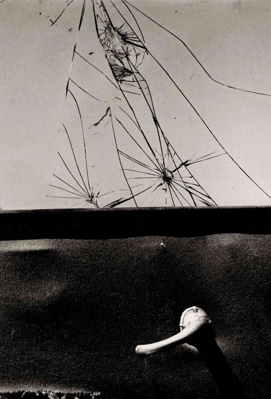 This image ("Broken Glass") is from the 1951 exhibition "Abstraction in Photography" at the Museum of Modern Art in New York City. This image ("Broken Glass") is from the 1951 exhibition "Abstraction in Photography" at the Museum of Modern Art in New York City.