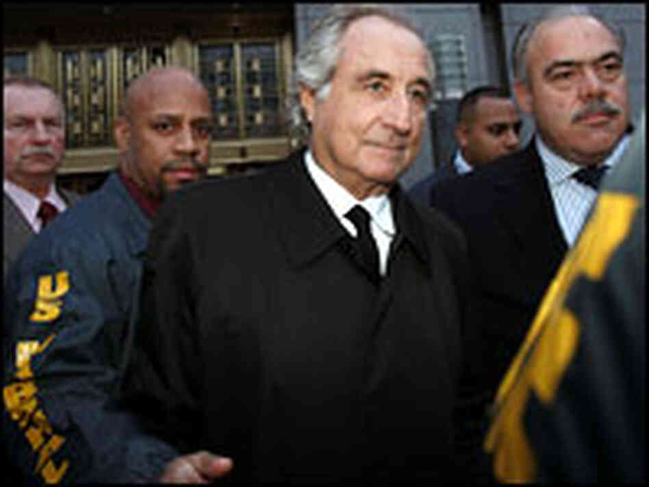 Bernard Madoff walks out of federal court in New York City after a bail hearing Jan. 5, 2009. Bernard Madoff walks out of federal court in New York City after a bail hearing Jan. 5, 2009.