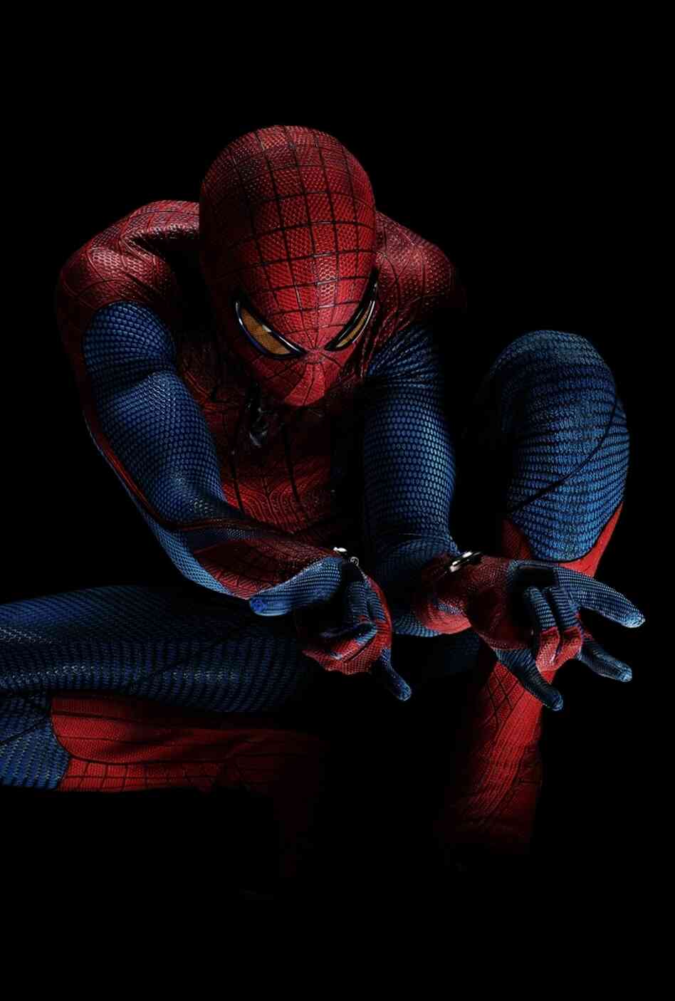 In this publicity image released by Sony Pictures, Andrew Garfield portrays Spider-Man in The Amazing Spider-Man. In this publicity image released by Sony Pictures, Andrew Garfield portrays Spider-Man in The Amazing Spider-Man.