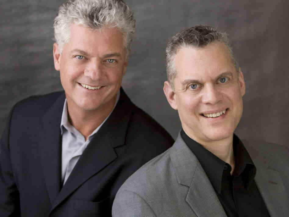 New York Festival of Song founders Steve Blier and Michael Barrett.