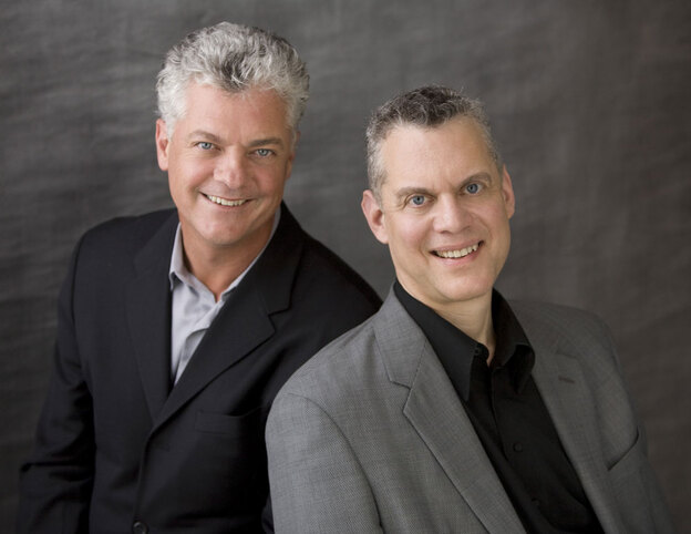 New York Festival of Song founders Steve Blier and Michael Barrett.