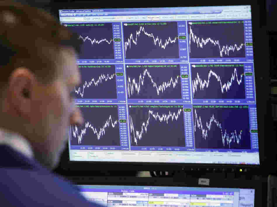 A trader at the New York Stock Exchange, May 2010.