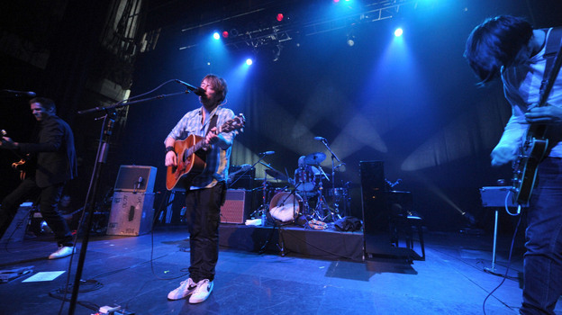 Radiohead onstage in California last year.