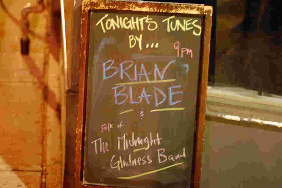 A display for Brian Blade's solo performance at The Pinhook. A display for Brian Blade's solo performance at The Pinhook.