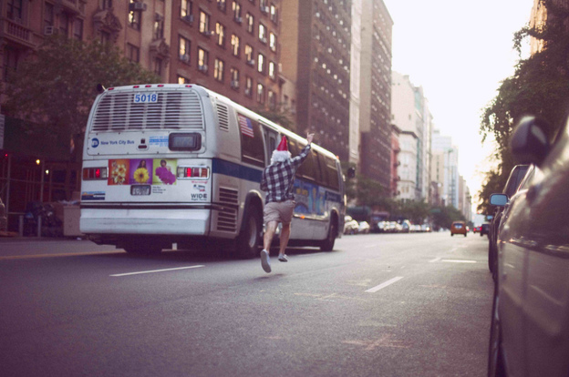Dear MTA,  take mercy on a gnome; after missing your bus, I was inexcusably late for a meeting downtown with my realtor.