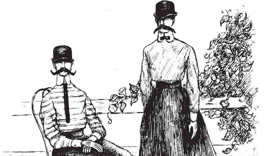An illustration by Edward Gorey An illustration by Edward Gorey