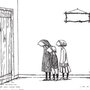 A page from 'The Strange Case Of Edward Gorey,' an illustrated monograph A page from 'The Strange Case Of Edward Gorey,' an illustrated monograph