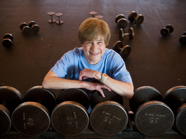 Sandy Palais, 73, of Arizona started lifting weights about 10 years ago after she was diagnosed with osteoporosis.