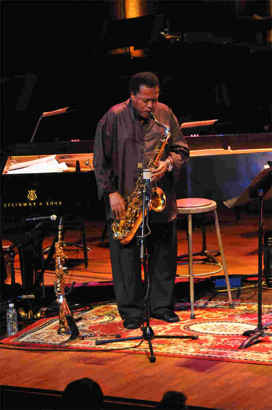 Wayne Shorter performs at New England Conservatory. Wayne Shorter performs at New England Conservatory.