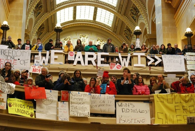 While the legislative process stalls, politics by other means continues in the streets and in the Capitol's hallways.