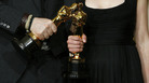 Songwriters Glen Hansard and Marketa Irglova, winners of Best Original Song for "Falling Slowly" from Once. Songwriters Glen Hansard and Marketa Irglova, winners of Best Original Song for "Falling Slowly" from Once.