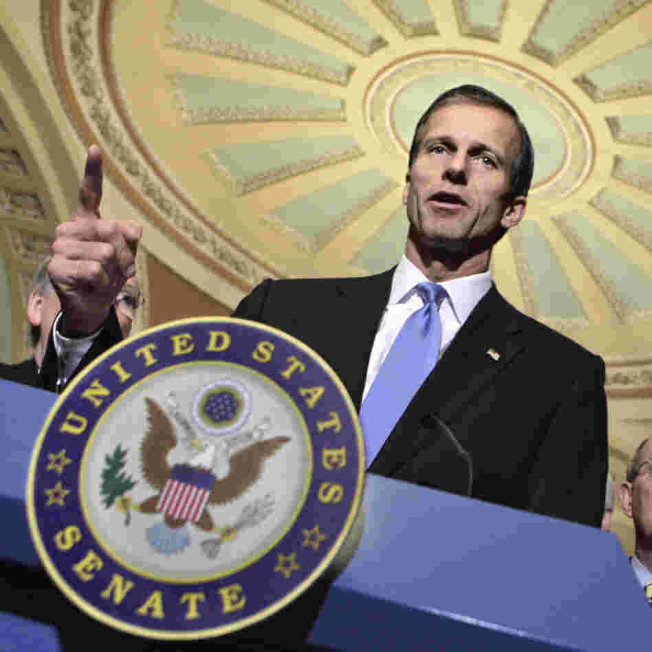 Sen. John Thune, R-S.D. on Capitol Hill, Feb. 8, 2011.