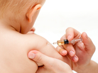 A child gets immunized. A child gets immunized.