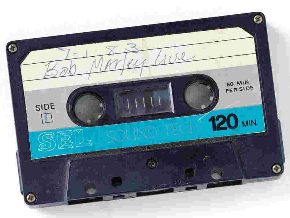 Tale of the tape: a vintage Bob Marley cassette.