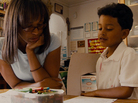 Francisco, seen here with his mother, Maria, is one of the students Davis Guggenheim follows in Waiting for Superman. Francisco, seen here with his mother, Maria, is one of the students Davis Guggenheim follows in Waiting for Superman.
