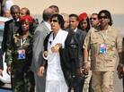 Libyan Leader Moammar Gadhafi has created an all-woman bodyguard unit for himself. Here, they're with him in Italy in 2009. Libyan Leader Moammar Gadhafi has created an all-woman bodyguard unit for himself. Here, they're with him in Italy in 2009.