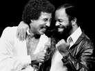 Smokey Robinson, left, is joined by friend and fellow entertainer Berry Gordy at the Greek Theater in 1981. Smokey Robinson, left, is joined by friend and fellow entertainer Berry Gordy at the Greek Theater in 1981.