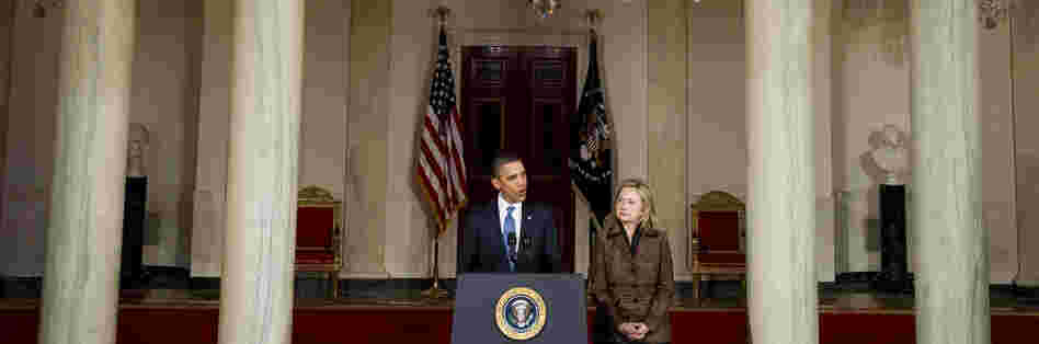 At the White House, President Barack Obama said of violence against Libyan protesters, "These actions violate international norms and every standard of common decency." Obama also said he would send Secretary of State Hillary Rodham Clinton to Geneva for a Human Rights Council session to discuss the situation.