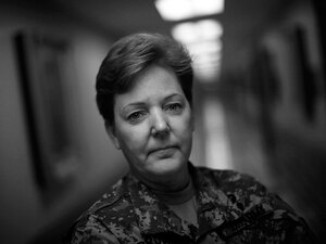 Brig. Gen. Heidi Brown, U.S. Army, at the Pentagon.