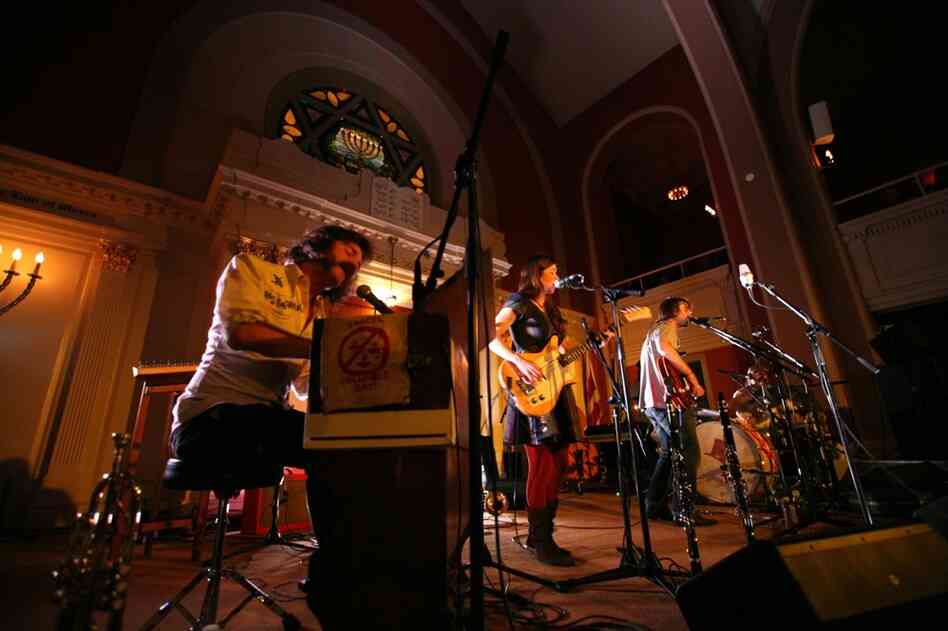 The Low Anthem, performing at the 6th and I synagogue in Washington, D.C. Feb. 24.