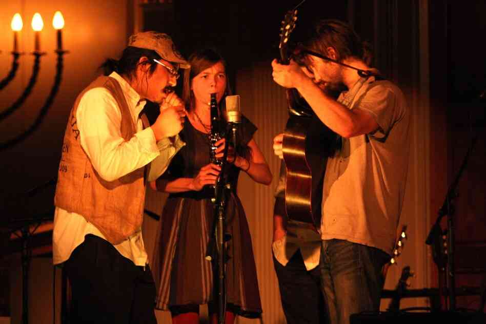 The Low Anthem, performing at the 6th and I synagogue in Washington, D.C. Feb. 24.