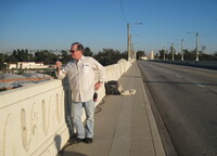 <strong></strong>For the upcoming Justin Timberlake film <em>Now,</em> it was location manager John Panzarella who made the arrangements to close the Sixth Street Bridge in Los Angeles. (The Fourth Street bridge, too, for another scene). Don't be too hard on him, though: It's just part of the job.