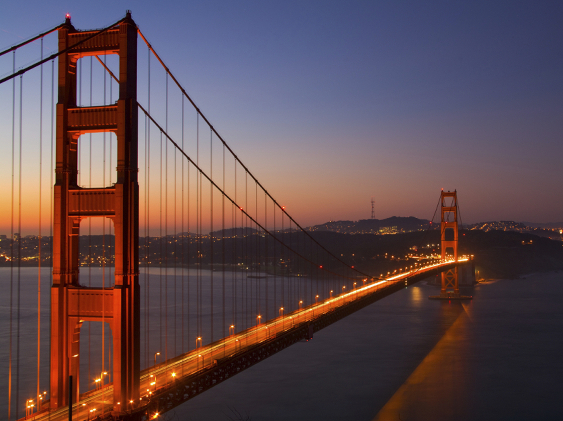 Could the Golden Gate Bridge get a frosting this weekend?