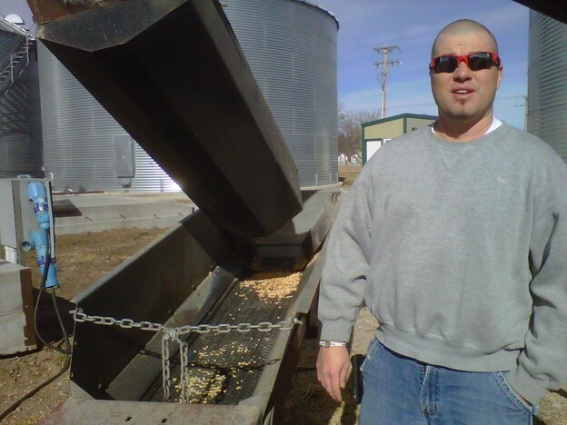 Brandon Hunnicutt, a Nebraska corn farmer, uses technology — and even Twitter — to run his farm.