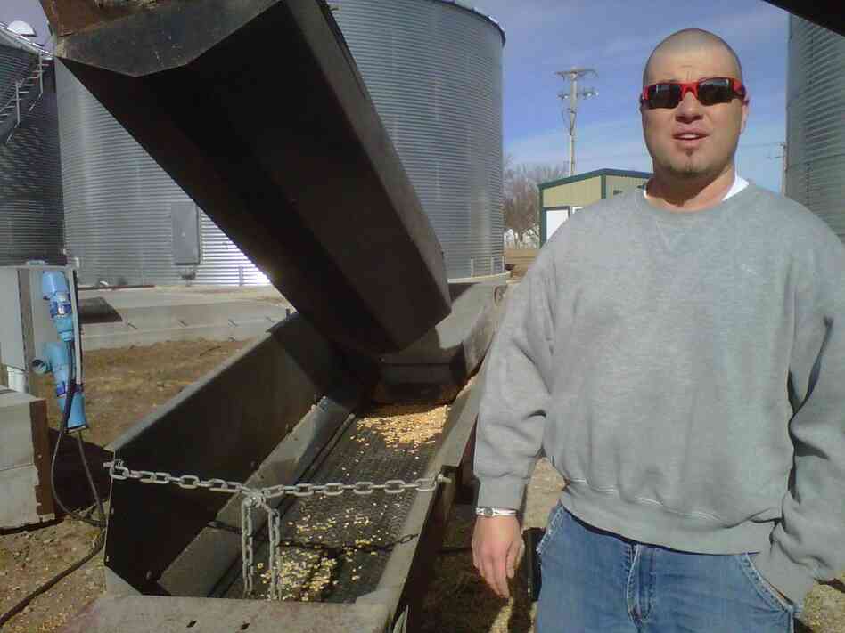 Brandon Hunnicutt, a Nebraska corn farmer, uses technology — and even Twitter — to run his farm.