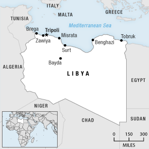 Map of Libya